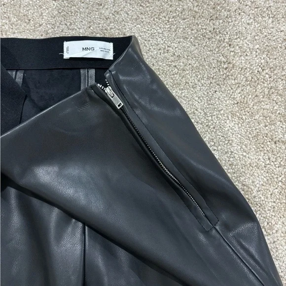 MANGO Faux Leather Pants - Picture 5 of 10